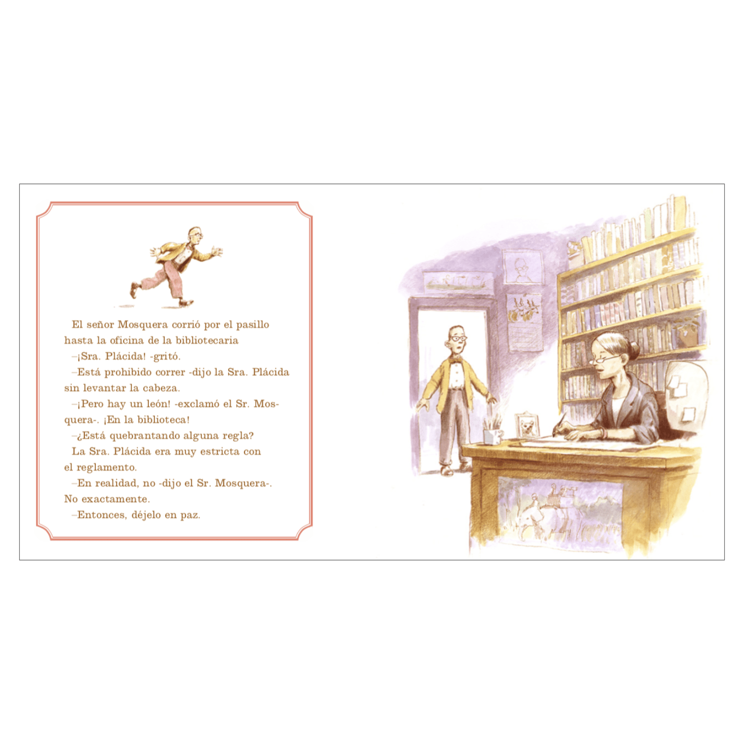 León de biblioteca - Imagino Cuentos