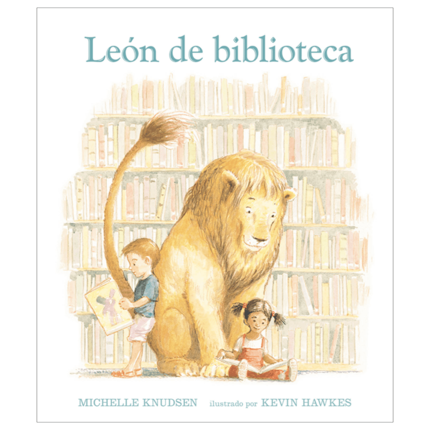 León de biblioteca - Imagino Cuentos