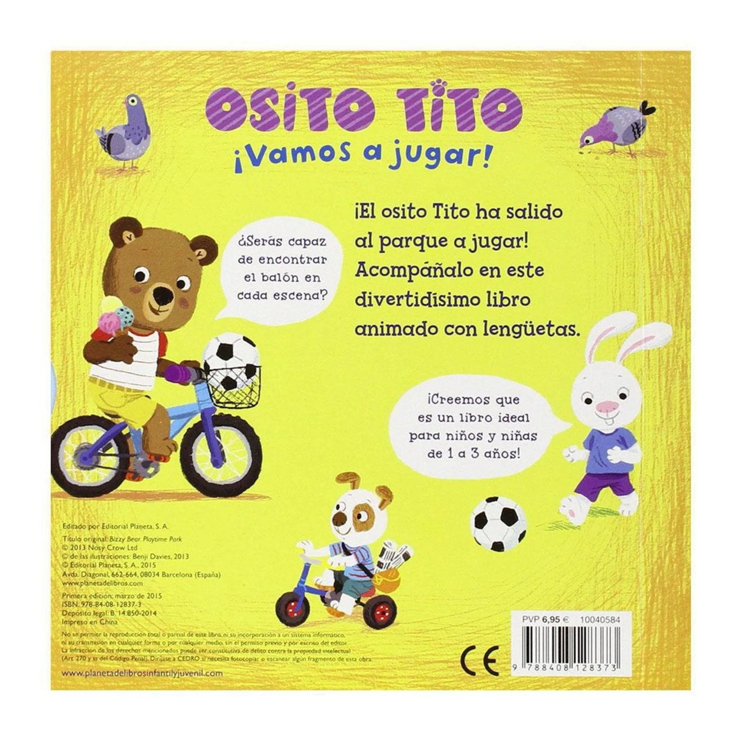 Osito Tito ¡Vamos a jugar! - Imagino Cuentos