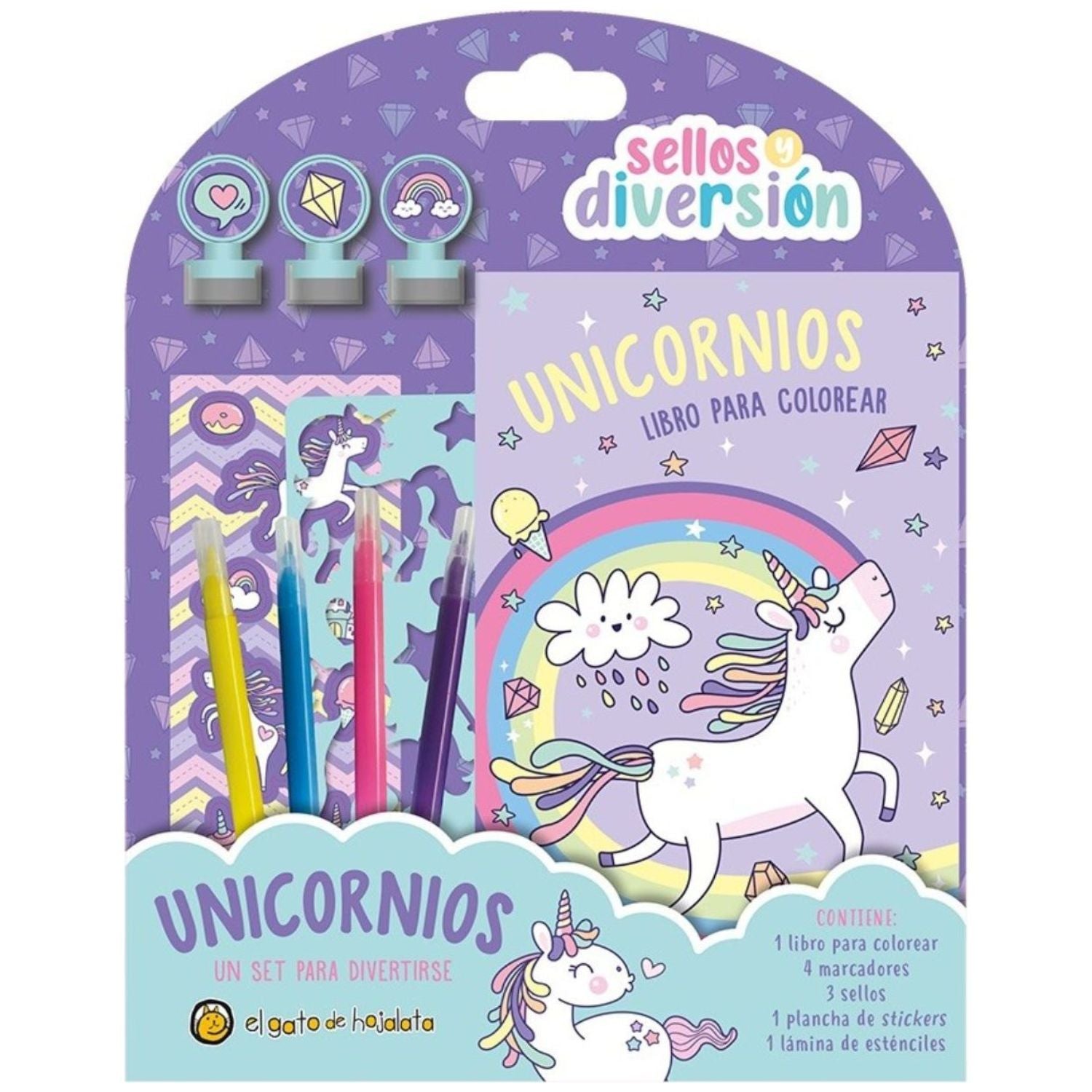 Unicornios - Sellos y diversión - Imagino Cuentos